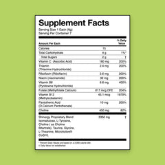 Shinergy Daytime Supplement Facts